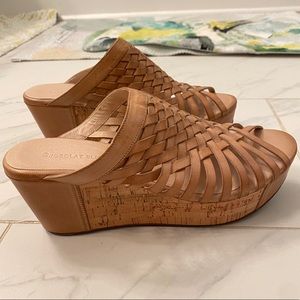 NEW Chocolat Blu Walda Wedge Sandals, size 9.5